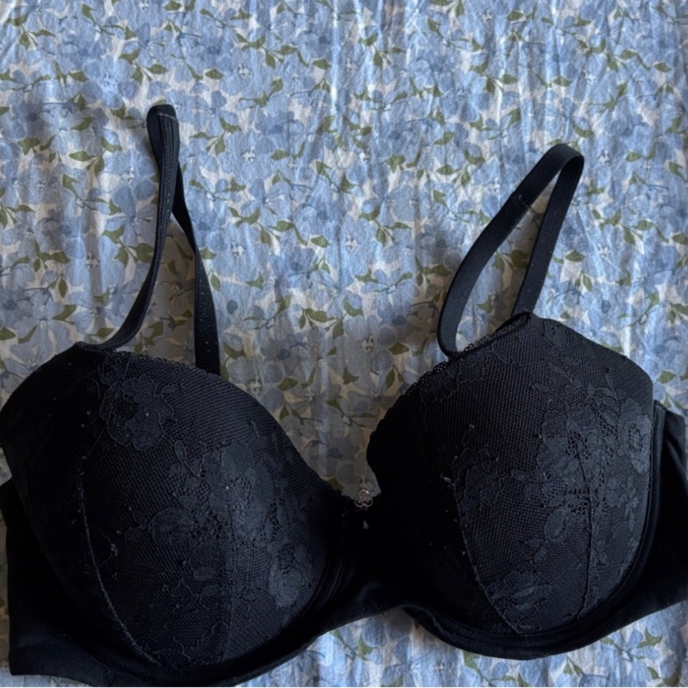 Victoria's Secret Black Demi Bra 34 DD